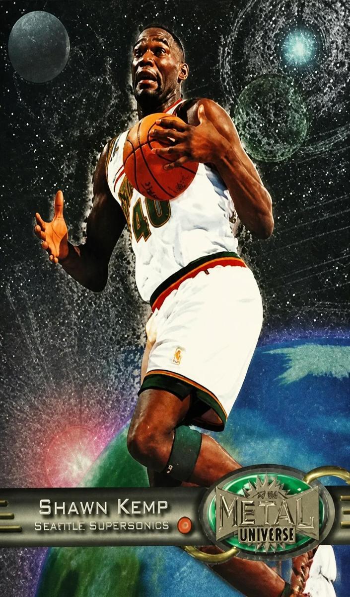1997 Metal Universe Basketball Bronze Shawn Kemp #67