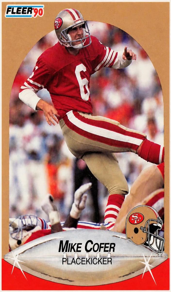 1990 Fleer Football Mike Cofer #4 PSA 9