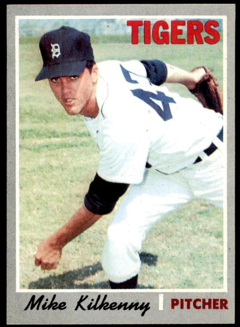 1970 Topps Baseball Mike Kilkenny #424 PSA 8