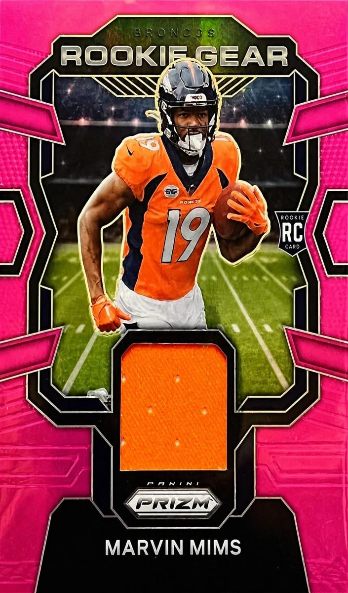 2023 Panini Prizm Football Pink Marvin Mims #RG-MM
