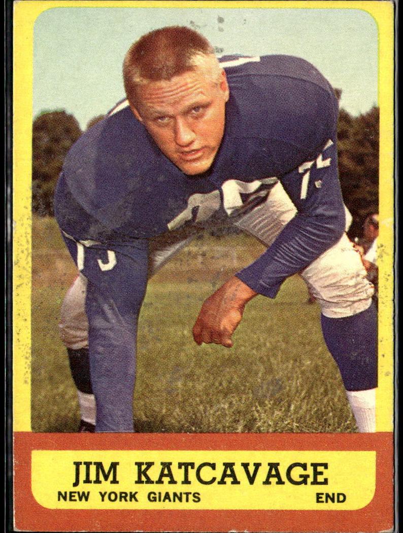 1963 Topps Football Jim Katcavage #55