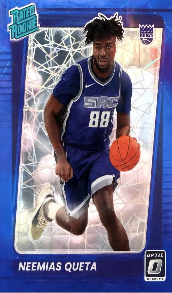 2021 Donruss Optic Basketball Blue Velocity Neemias Queta #156