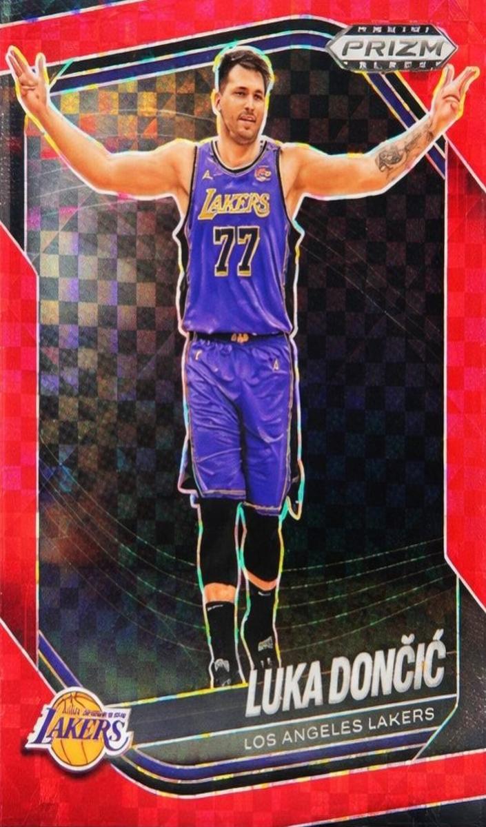 2024 Panini Prizm Black Basketball Red Power Luka Doncic #5