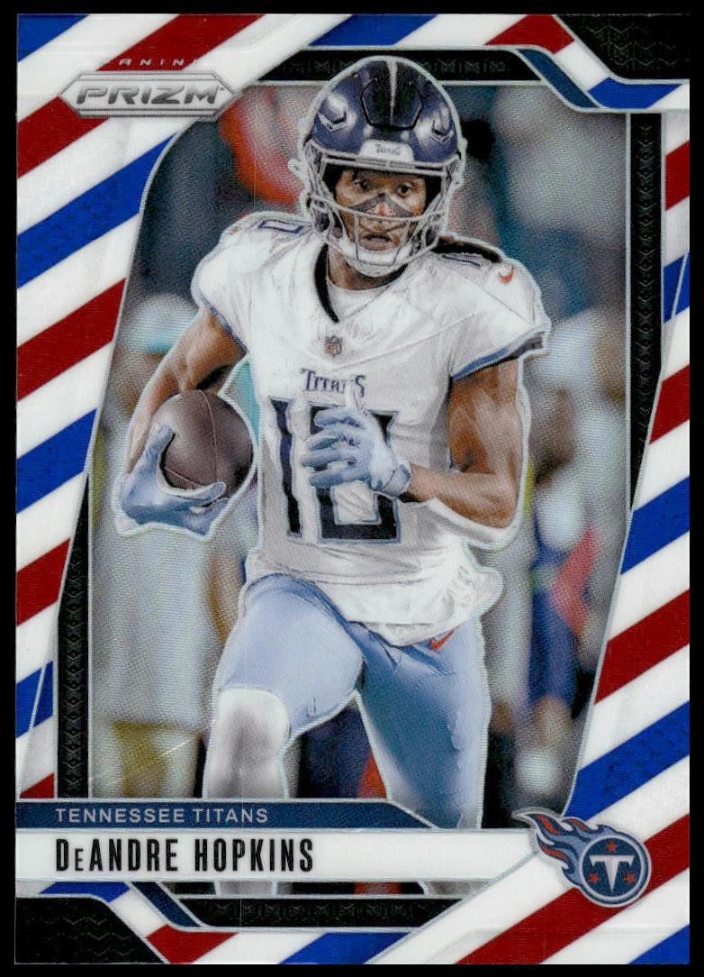 2024 Panini Prizm Football Red White and Blue DeAndre Hopkins #279
