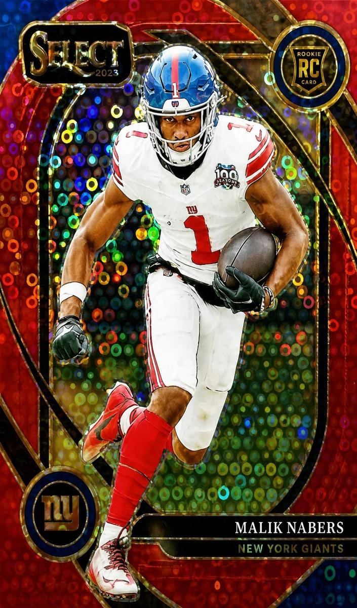 2024 Panini Select Football Red Disco Malik Nabers #220
