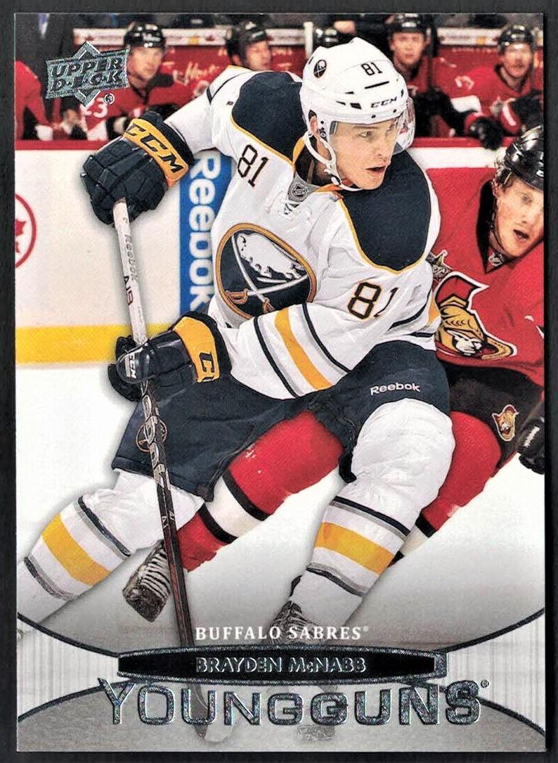 2011 Upper Deck Hockey Brayden McNabb #454 PSA 8