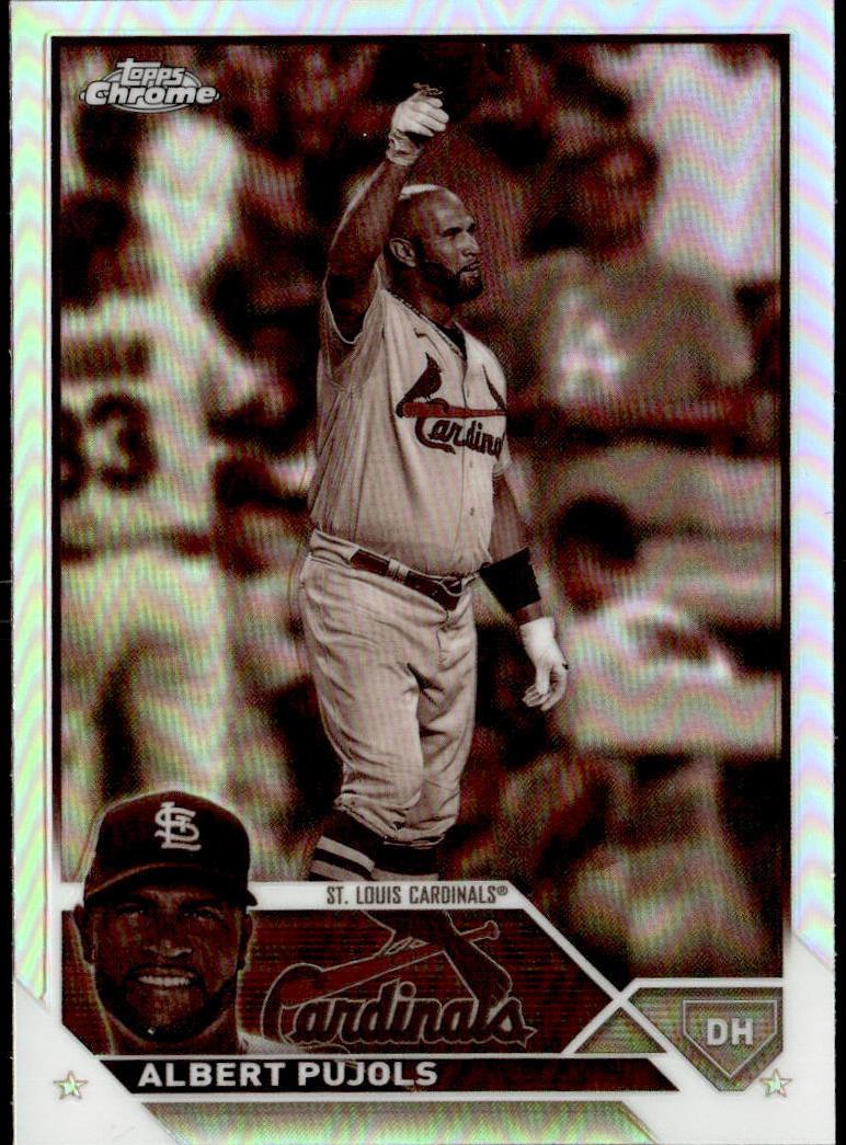 2023 Topps Chrome Baseball Sepia Albert Pujols #143 SGC 10
