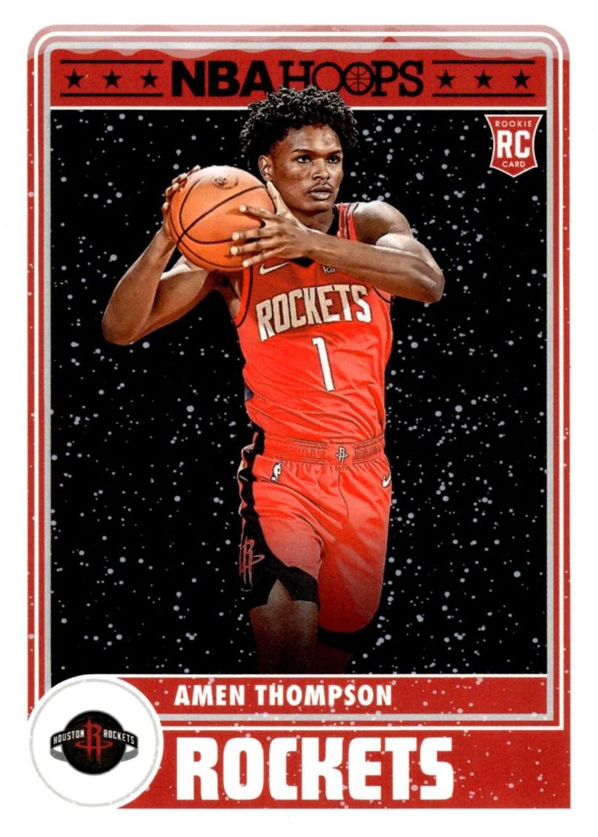 2023 Panini Hoops Basketball Winter Amen Thompson #300 PSA 8.5