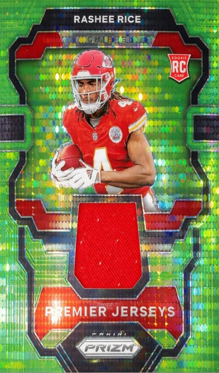 2023 Panini Prizm Football Neon Green Pulsar Rashee Rice #PJ-RR PSA 10