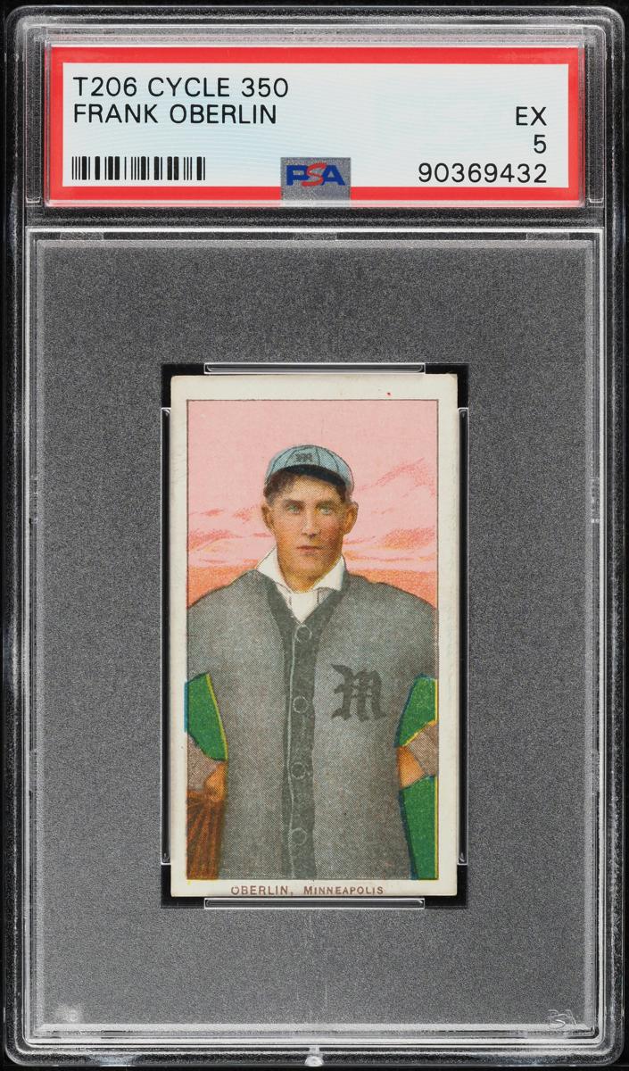1909-11 T206 Baseball Frank Oberlin #NNO