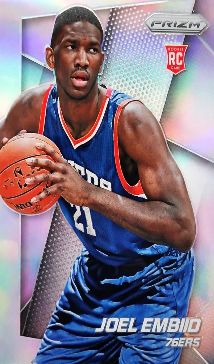 2014 Panini Prizm Basketball Silver Prizm Joel Embiid #253