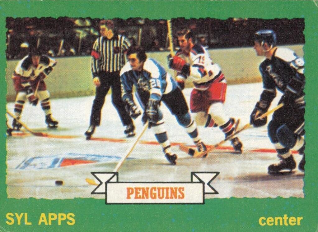 1973 Topps Hockey Syl Apps #160