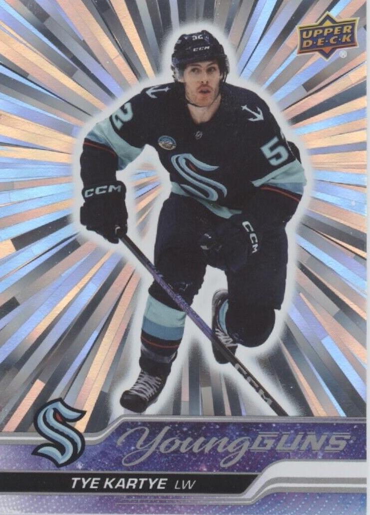 2023 Upper Deck Hockey Outburst Silver Tye Kartye #465 PSA 9