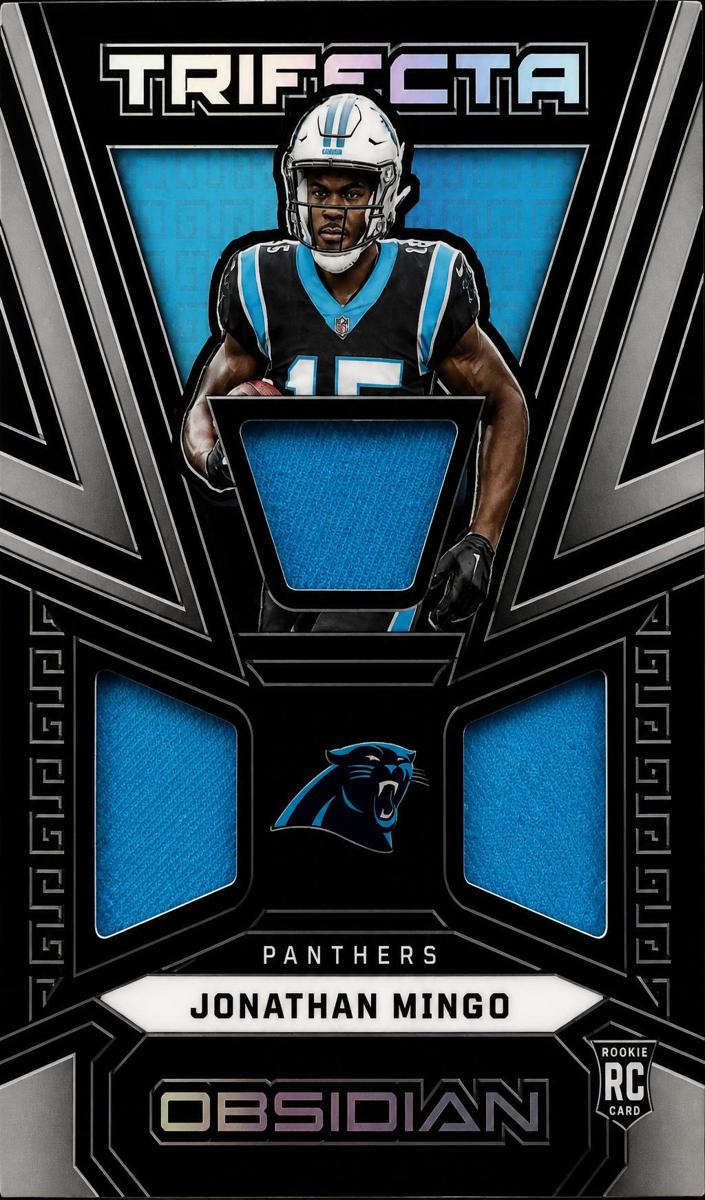 2023 Panini Obsidian Football Jonathan Mingo #TRI-JMI