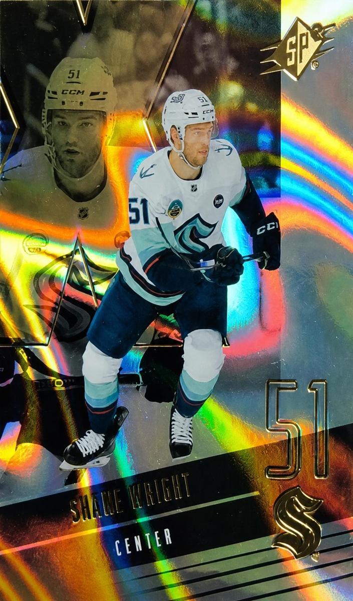2025 SPx Hockey Gold Shane Wright #50