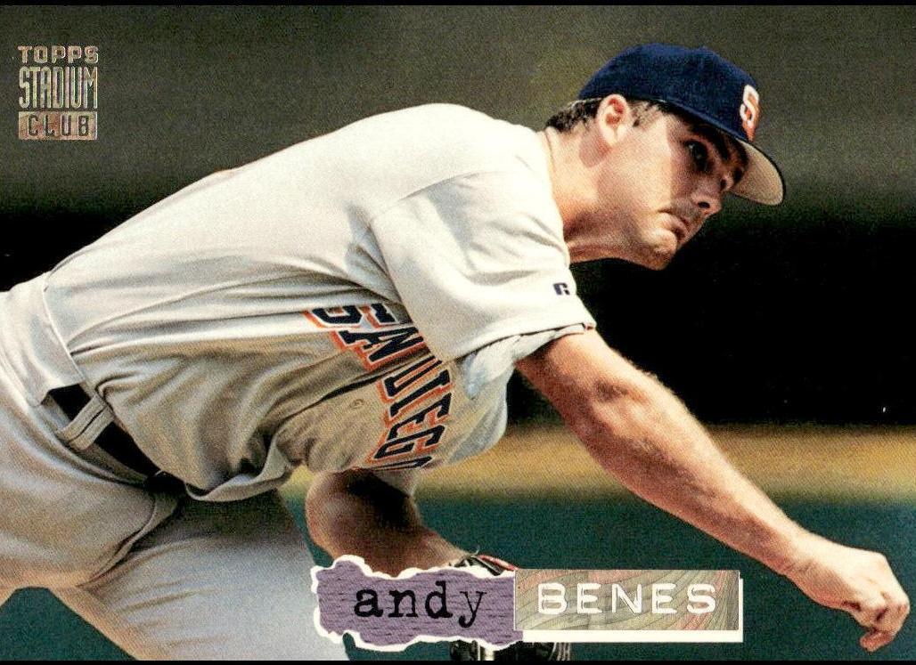 1994 Topps Stadium Club Baseball Golden Rainbow Andy Benes #102