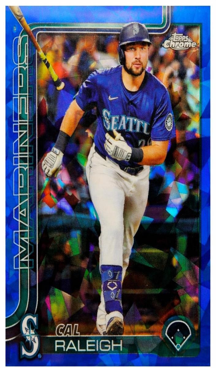 2025 Topps Chrome Update Sapphire Baseball Cal Raleigh #USC45