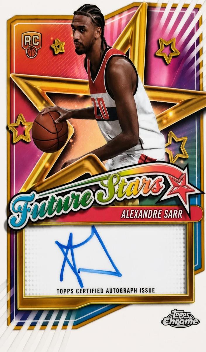 2024 Topps Chrome Basketball Alexandre Sarr #FSA-AS
