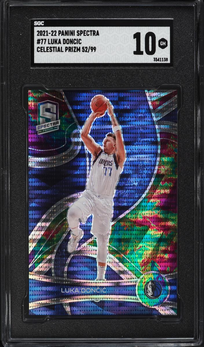 2021 Panini Spectra Basketball Celestial Luka Doncic #77