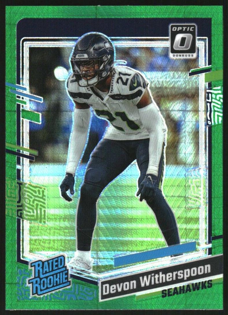 2023 Donruss Optic Football Green Hyper Devon Witherspoon #292