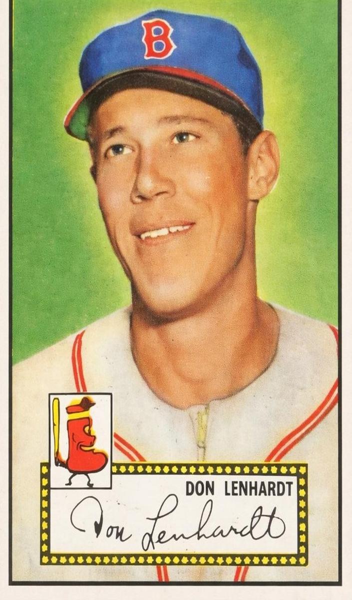 1952 Topps Baseball Don Lenhardt #4