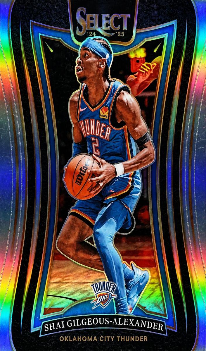 2024 Panini Select Basketball Silver Shai Gilgeous-Alexander #319