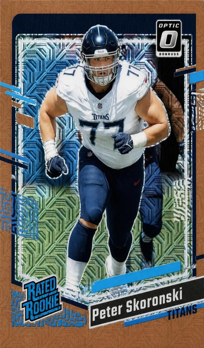 2023 Donruss Optic Football Bronze Mojo Peter Skoronski #296