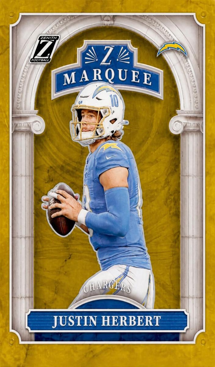 2024 Panini Zenith Football Gold Justin Herbert #25