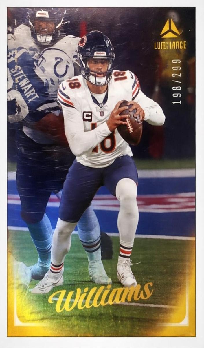 2025 Panini Luminance Football Gold Caleb Williams #15