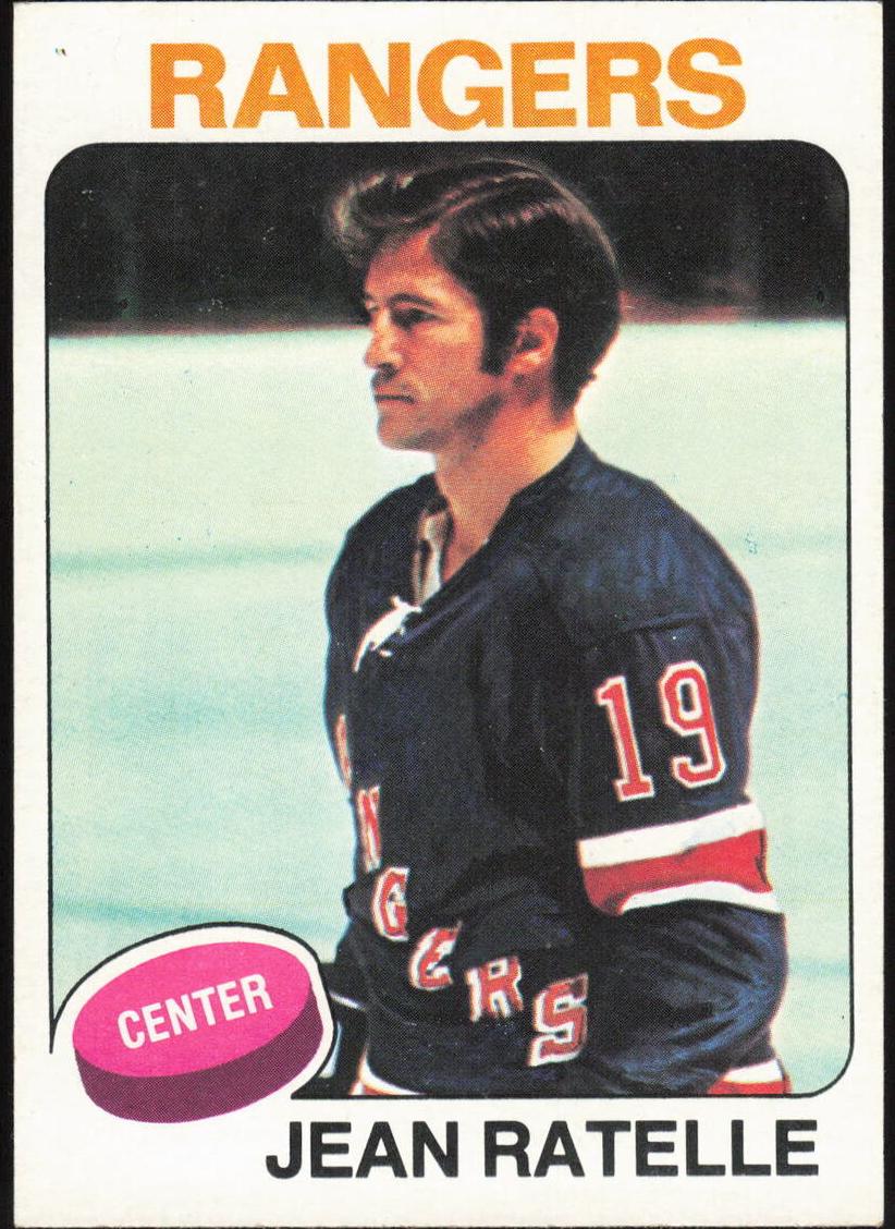 1975 Topps Hockey Jean Ratelle #243 PSA 9
