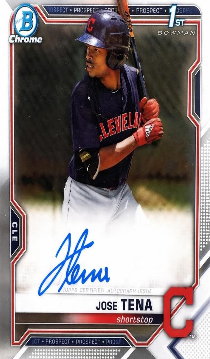 2021 Bowman Chrome Prospects Baseball Jose Tena #CPA-JT