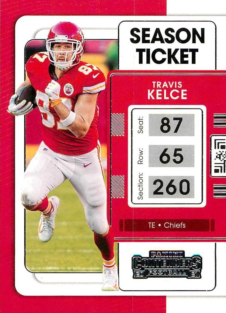 2021 Panini Contenders Football Travis Kelce #49
