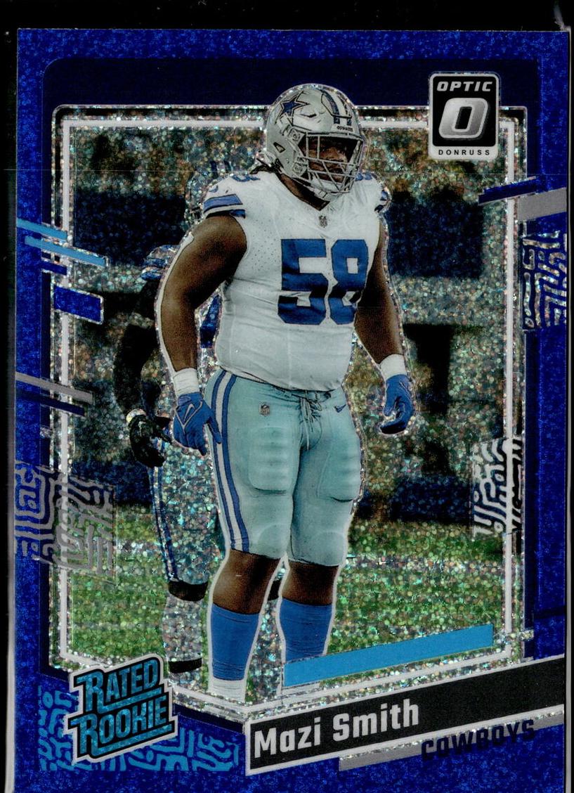 2023 Donruss Optic Football Blue Glitter Mazi Smith #228