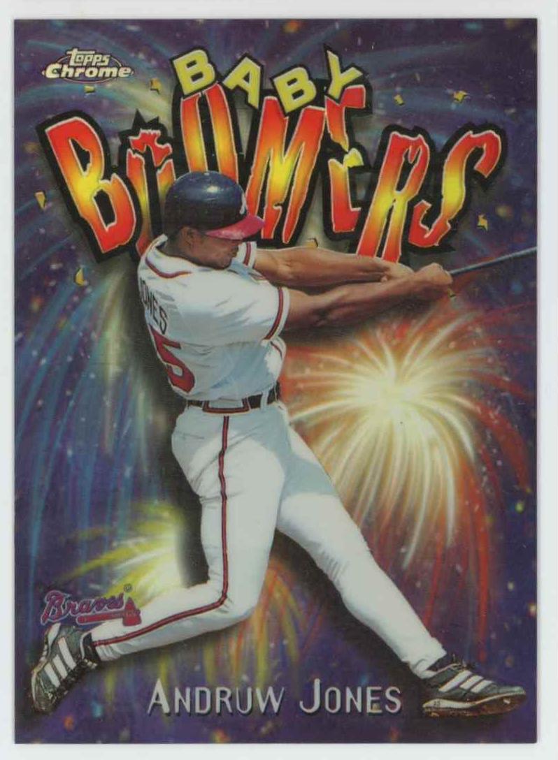 1998 Topps Chrome Baseball Andruw Jones #BB9