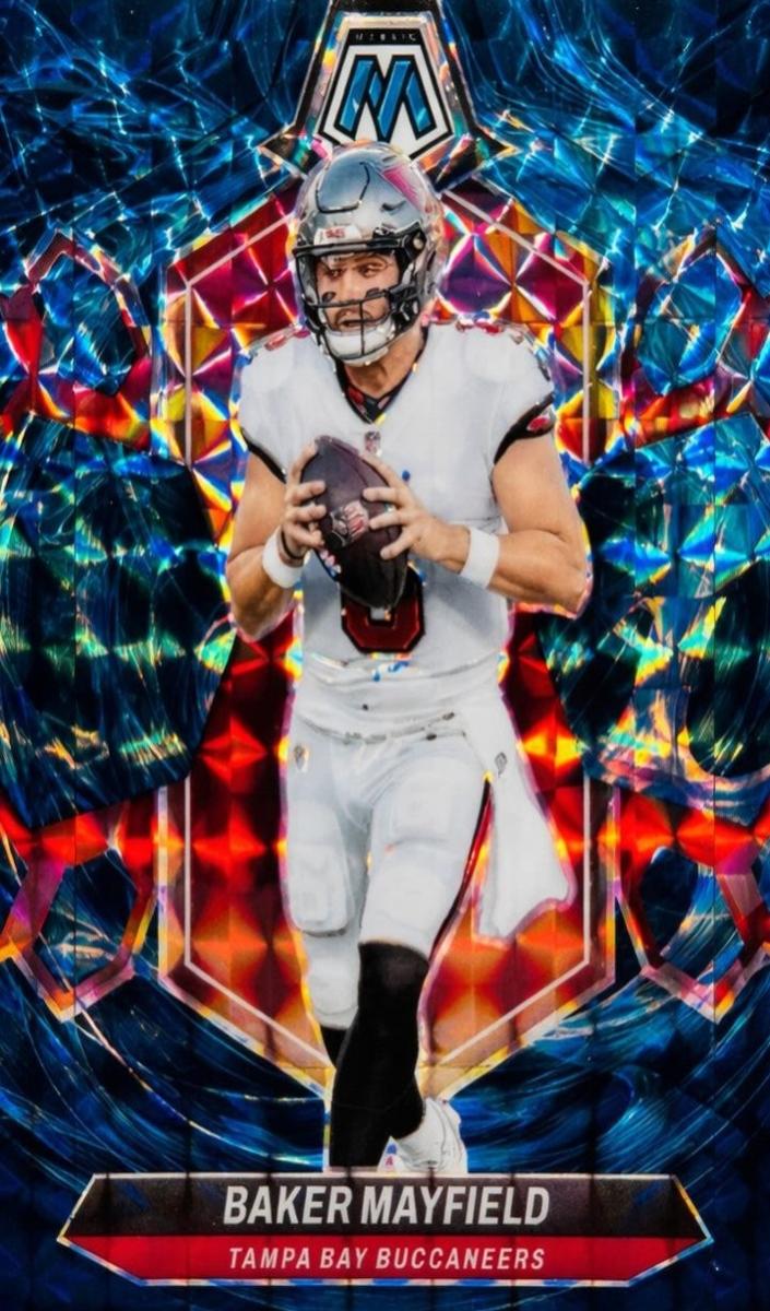 2024 Panini Mosaic Football Genesis Baker Mayfield #204 PSA 8.5