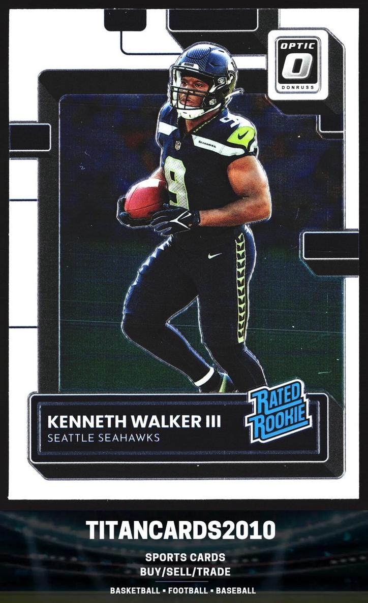 2022 Donruss Optic Football Kenneth Walker III #218