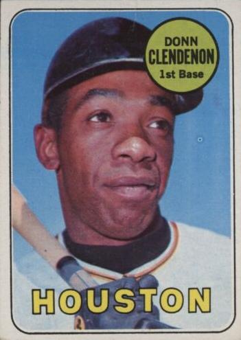 1969 Topps Baseball Houston Donn Clendenon #208 PSA 8.5