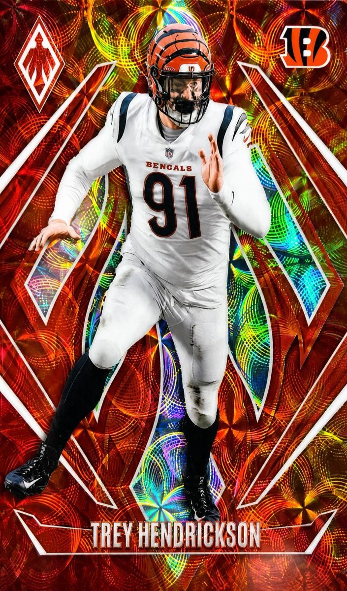 2024 Panini Phoenix Football FireBurst Trey Hendrickson #138