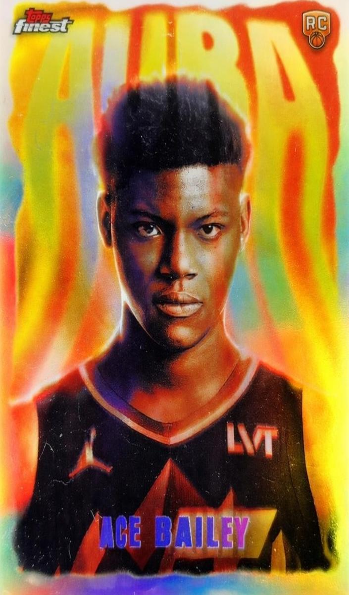 2025 Topps Finest Basketball Ace Bailey #AU-20
