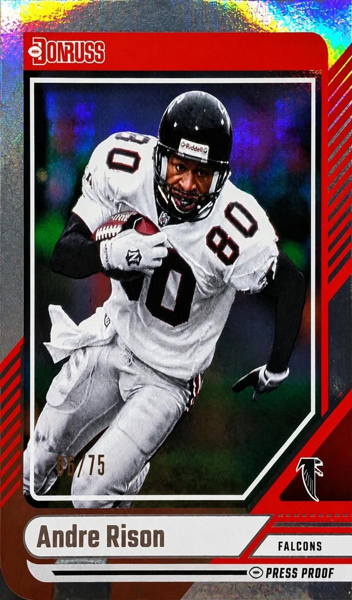 2024 Panini Donruss Football Press Proof Silver Die-Cut Andre Rison #222