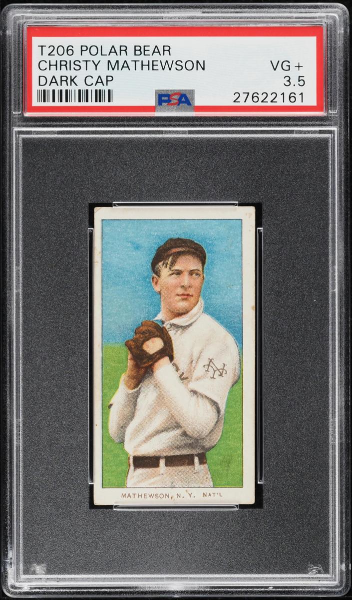 1909-11 T206 Baseball Dark Cap Christy Mathewson #NNO