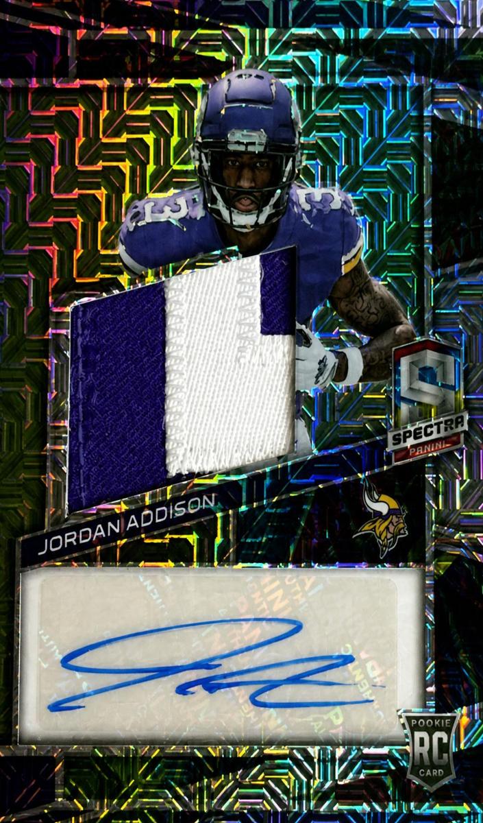 2023 Panini Spectra Football Meta Jordan Addison #220