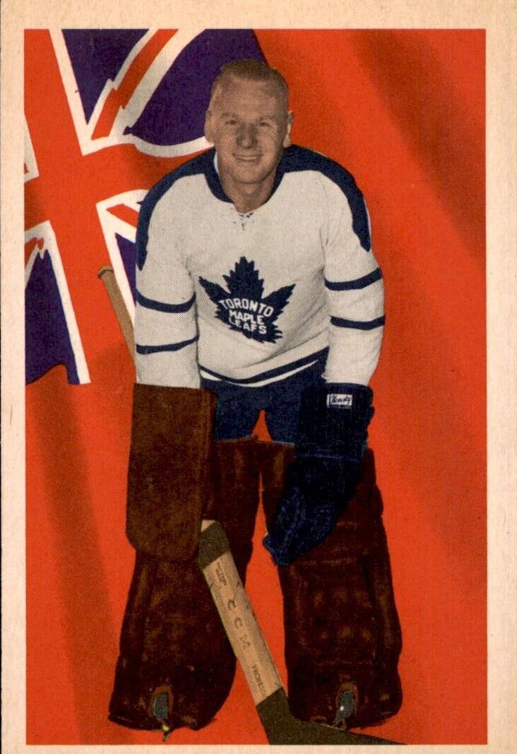 1963 Parkhurst Hockey Johnny Bower #65 PSA 8.5