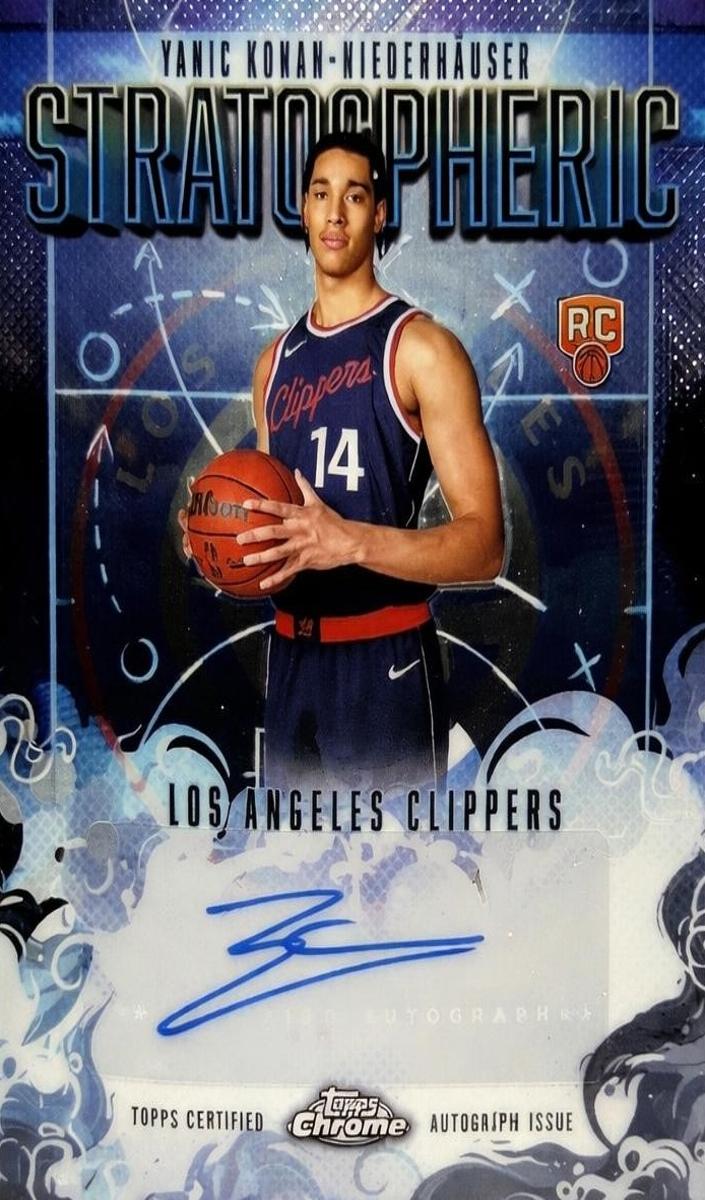2025 Topps Chrome Basketball Yanic Konan-Niederhauser #SMR-YKN