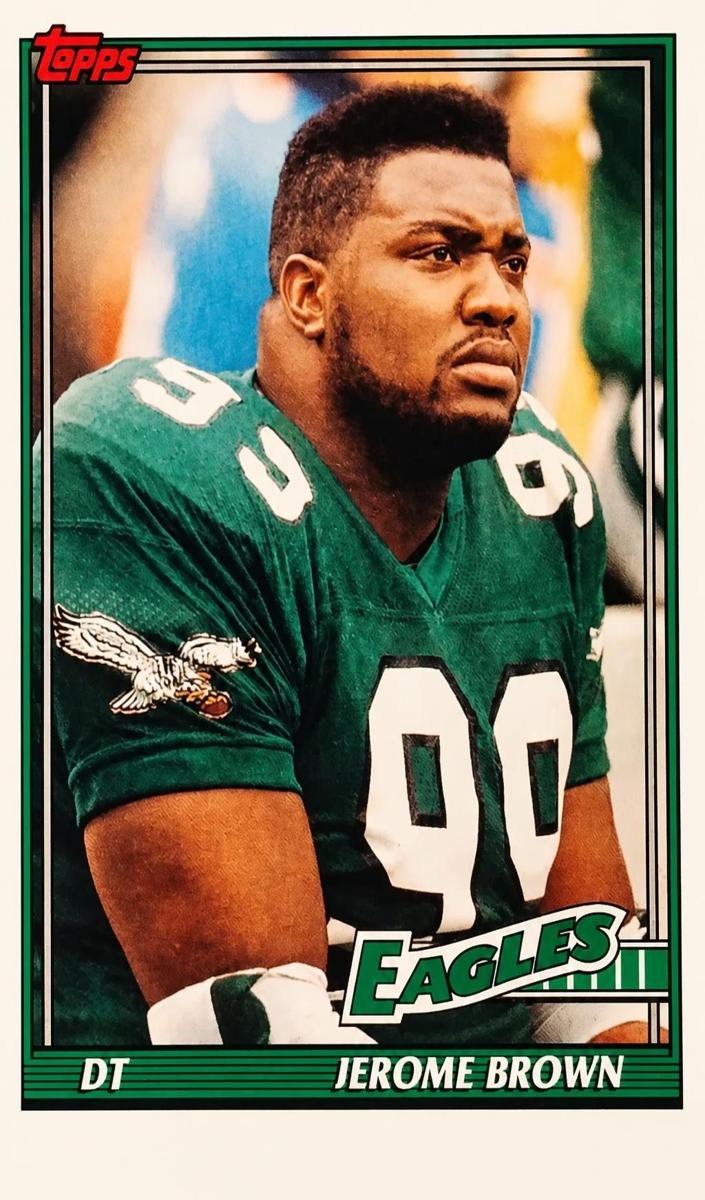 1991 Topps Football Jerome Brown #205