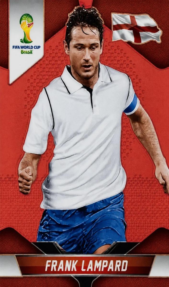 2014 Panini Prizm World Cup Soccer Red Frank Lampard #136