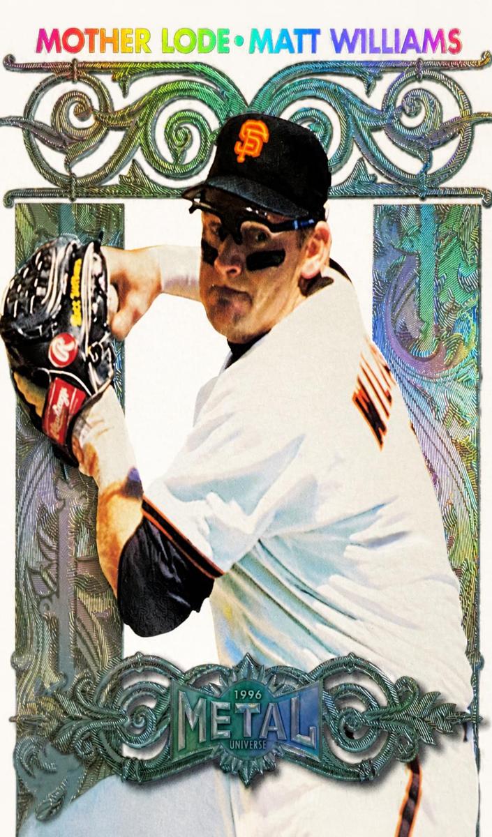 1996 Metal Universe Baseball Matt Williams #12