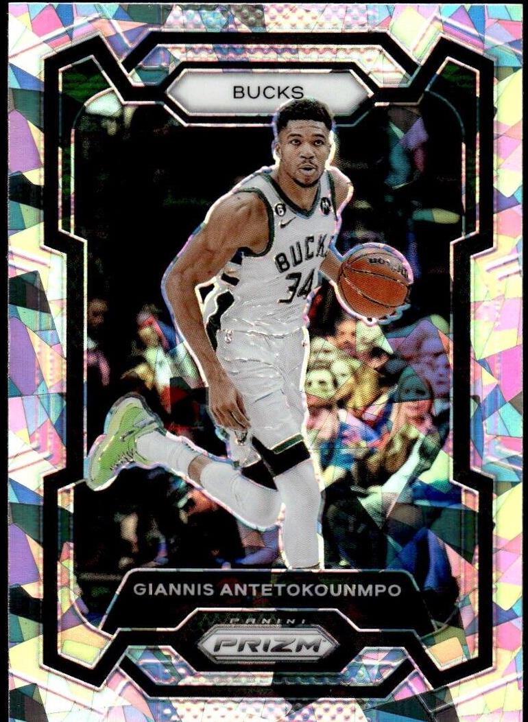 2023 Panini Prizm Basketball Ice Giannis Antetokounmpo #103