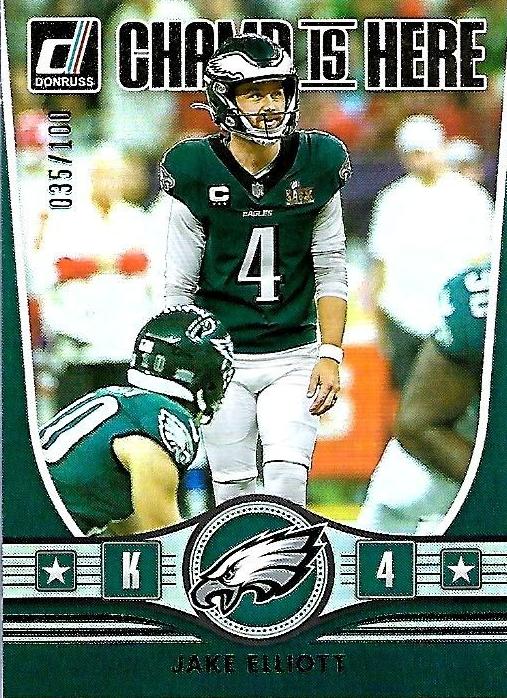 2025 Panini Donruss Football Holo Jake Elliott #CIH-JET