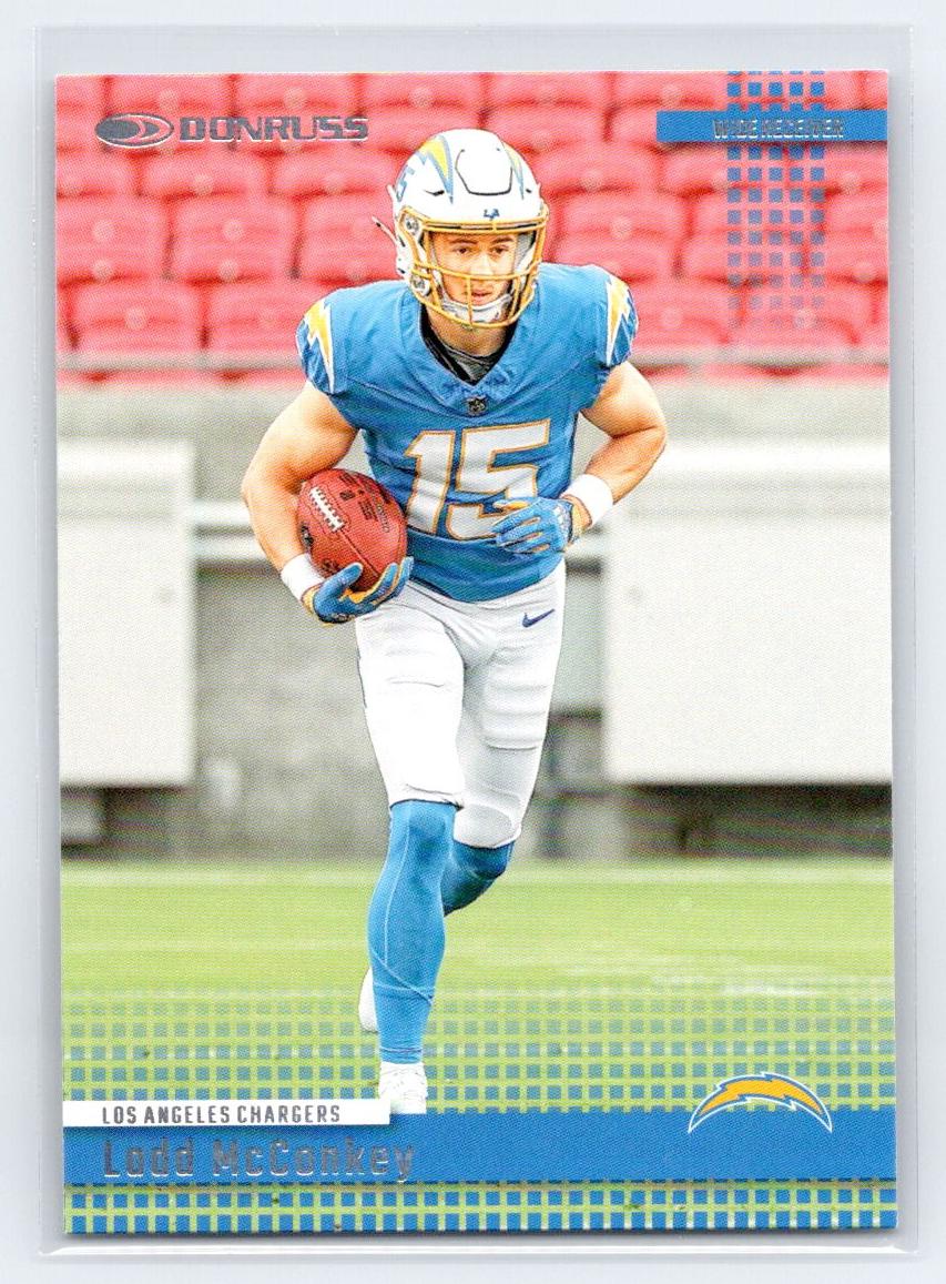 2024 Panini Donruss Football Ladd McConkey #39 PSA 10